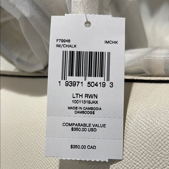 Coach Satchel with Gold Accents - Picture 3 of 7